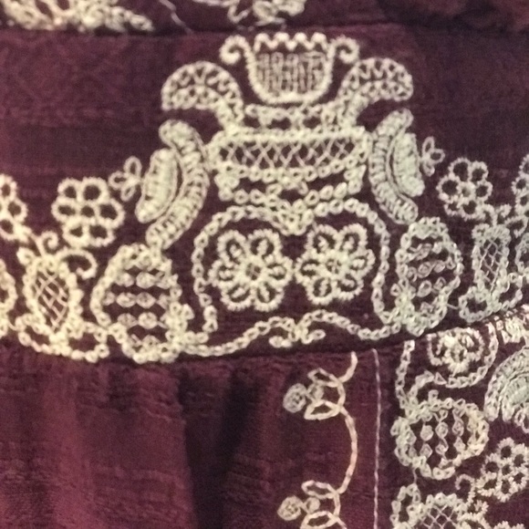 Max Studio Boho Embroidered Cotton Sundress - Picture 5 of 6